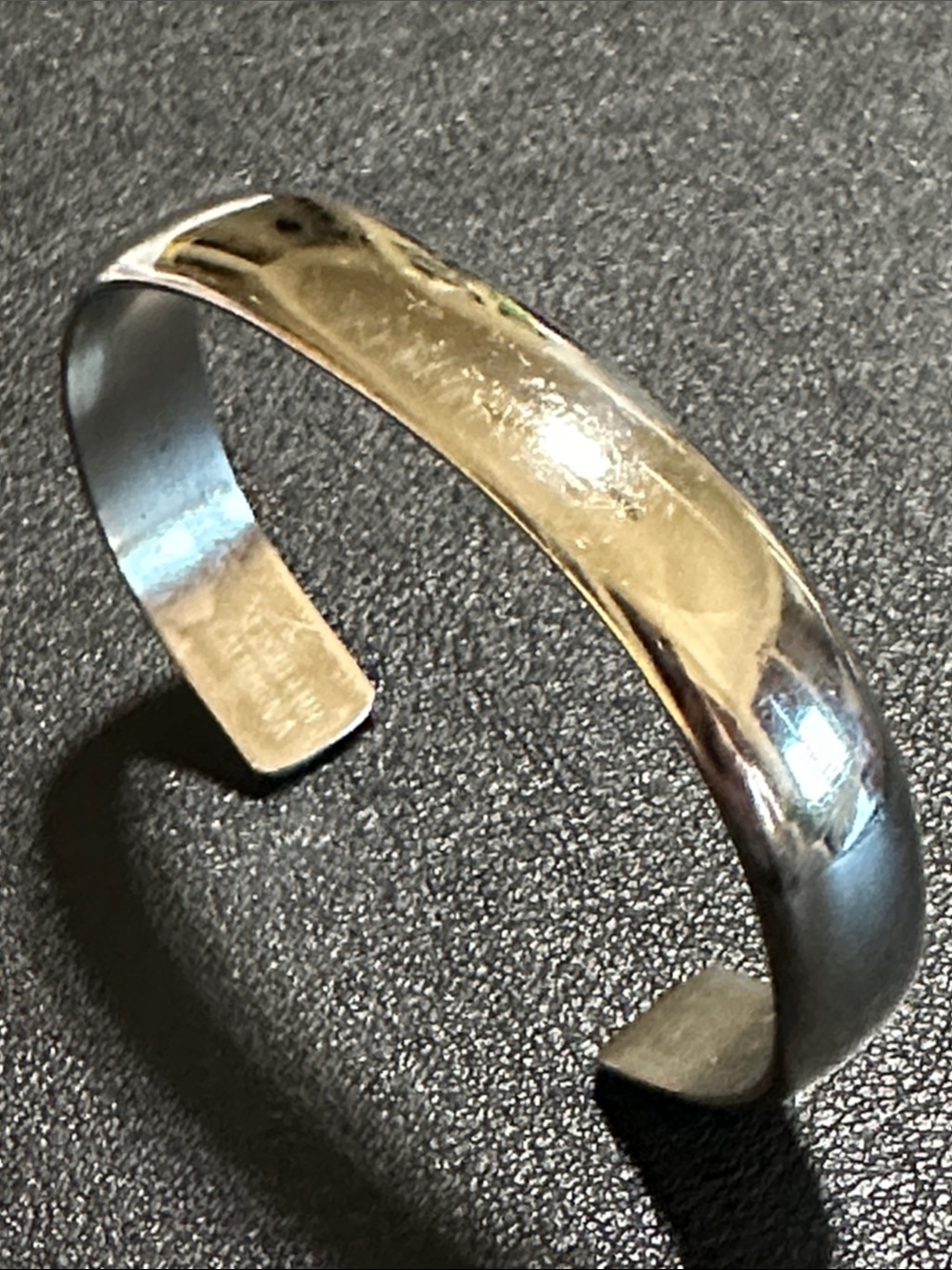 Sergio Lub California Plated Silver Tone Vintage Cuff Bracelet